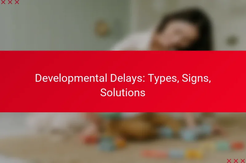 Developmental Delays: Types, Signs, Solutions